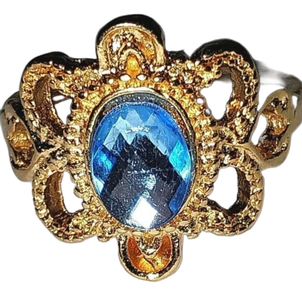 Vintage royal gemstone ring sz7